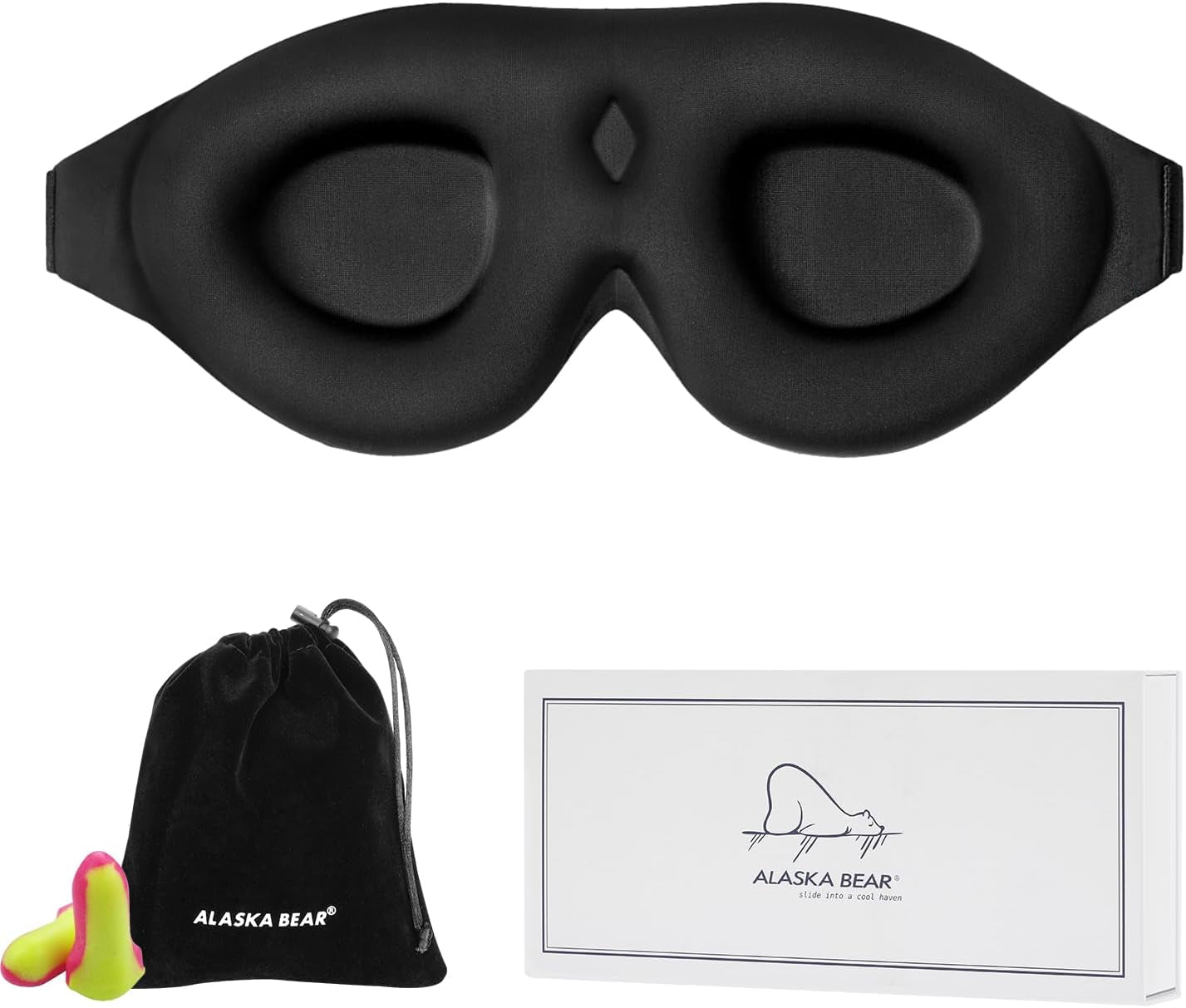 3D Contoured Memory Foam Sleep Mask