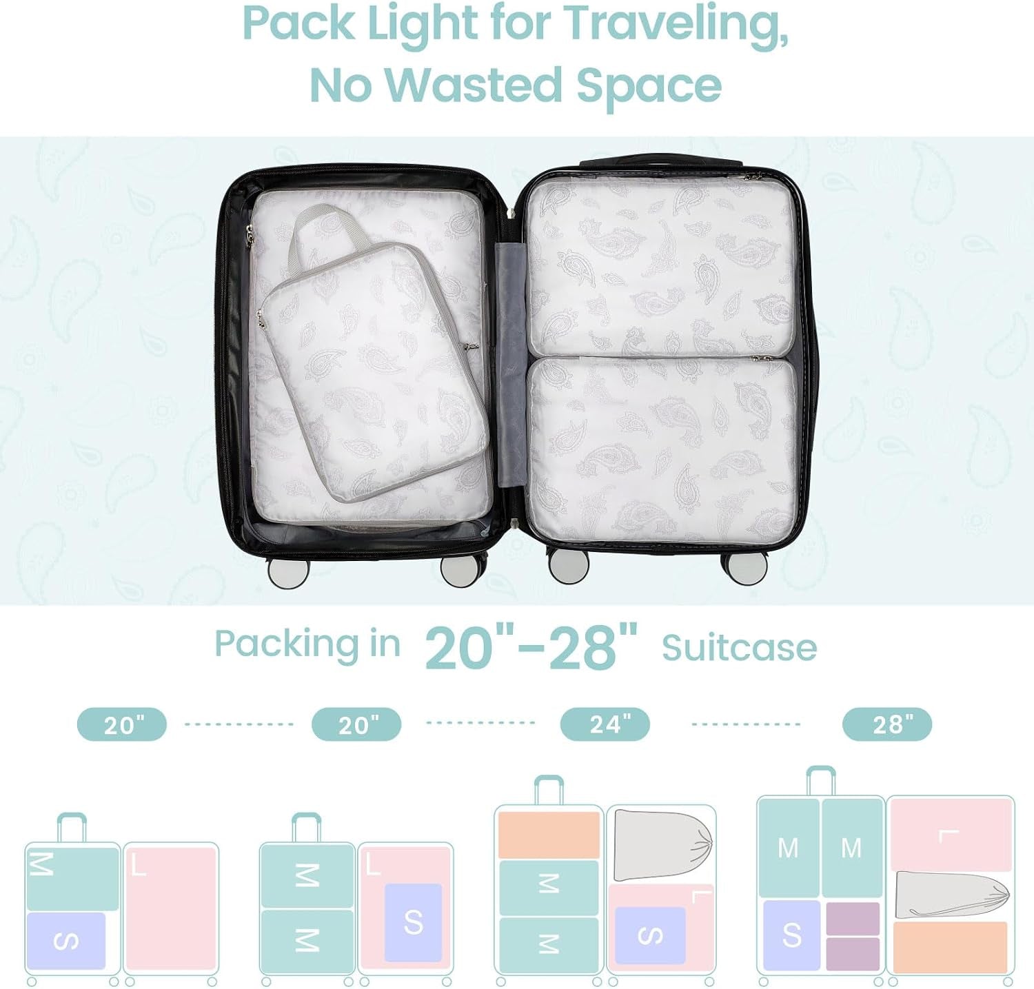 Compression Packing Cubes for Travel