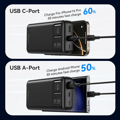 20,000mAh Portable Power Bank with 22.5W Fast Charging