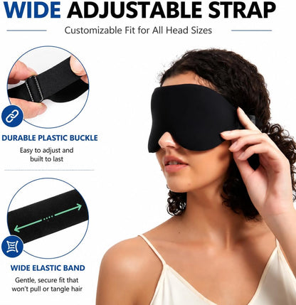 3D Contoured Memory Foam Sleep Mask