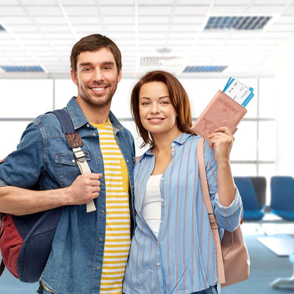 Slim Travel Passport Wallet with Card Slots