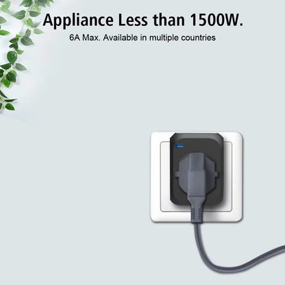 All-in-One Universal Travel Adapter with USB-C & Dual USB Ports