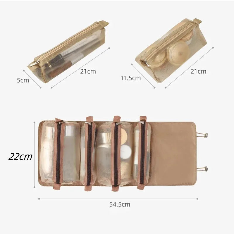 4-in-1 Detachable Travel Toiletry Bag