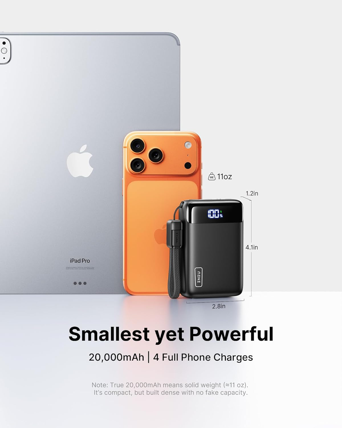 Mini 20,000mAh Fast-Charge Power Bank