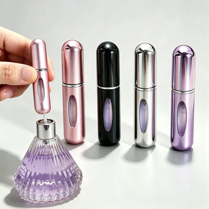 4-Pack 5ml Refillable Perfume Atomisers
