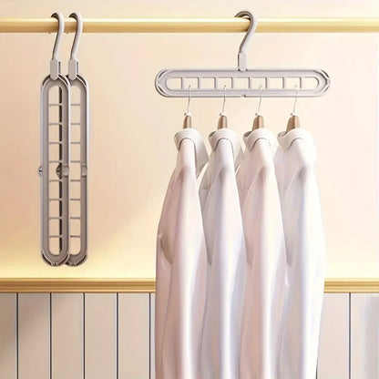 3-Pack 9-Hole Space-Saving Hangers