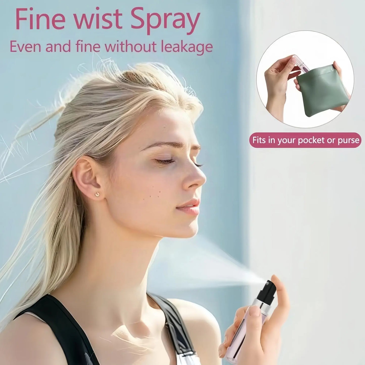 4-Pack 5ml Refillable Perfume Atomisers