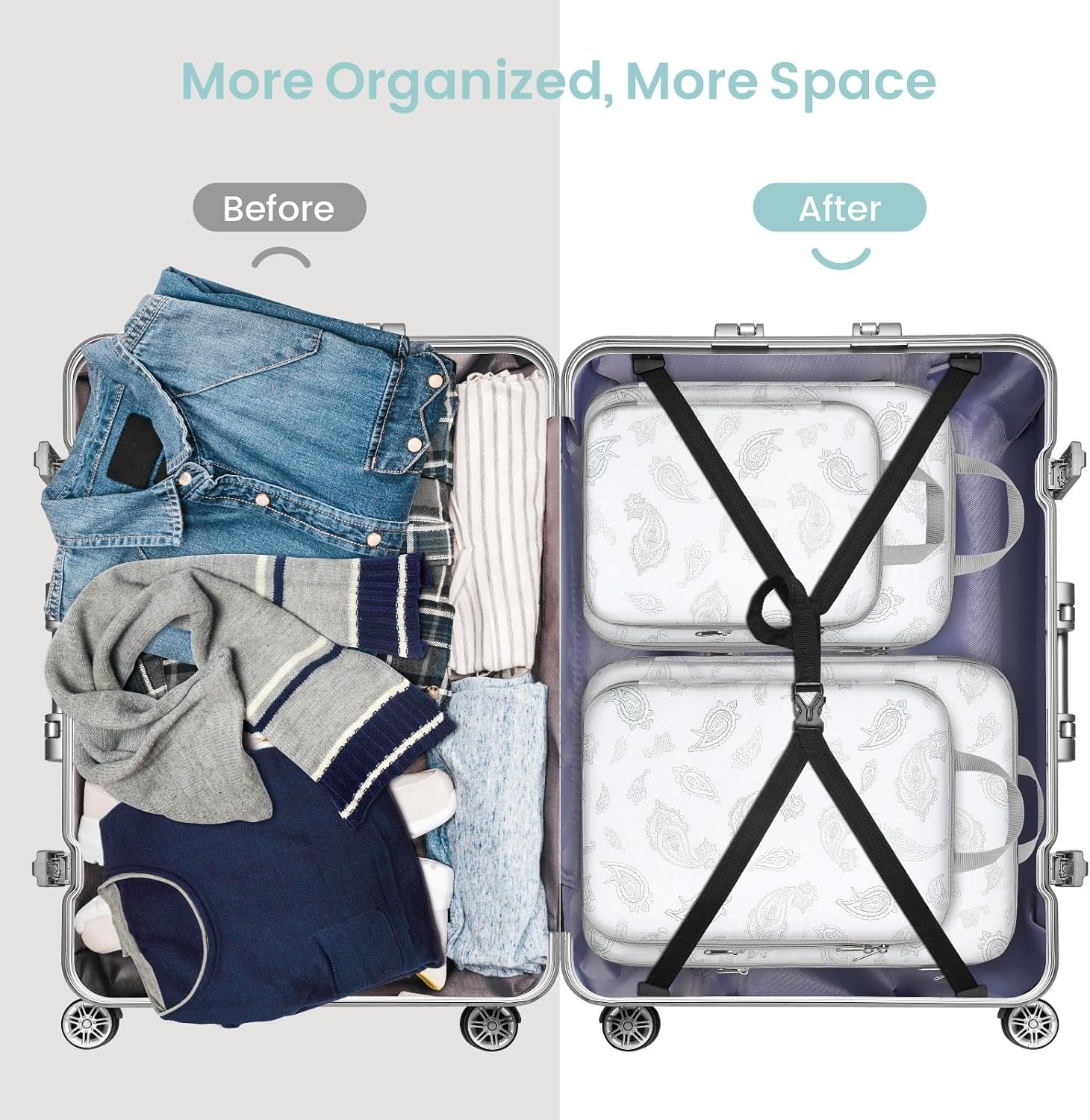 Compression Packing Cubes for Travel