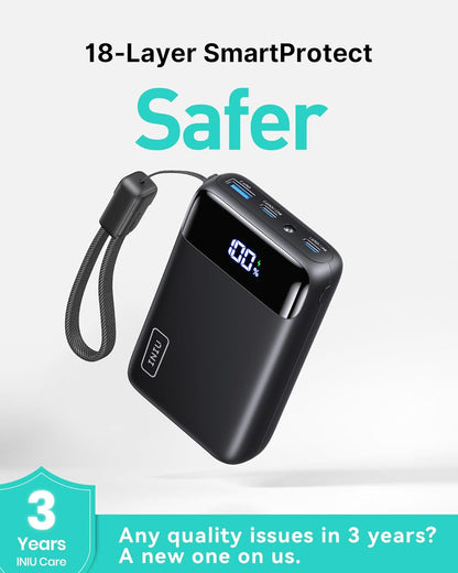 Mini 20,000mAh Fast-Charge Power Bank
