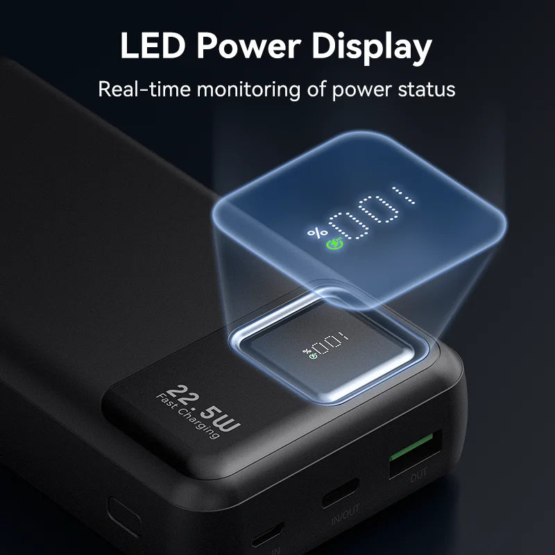 20,000mAh Portable Power Bank with 22.5W Fast Charging